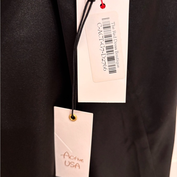 Active USA Black Satin Chemise - Picture 5 of 6